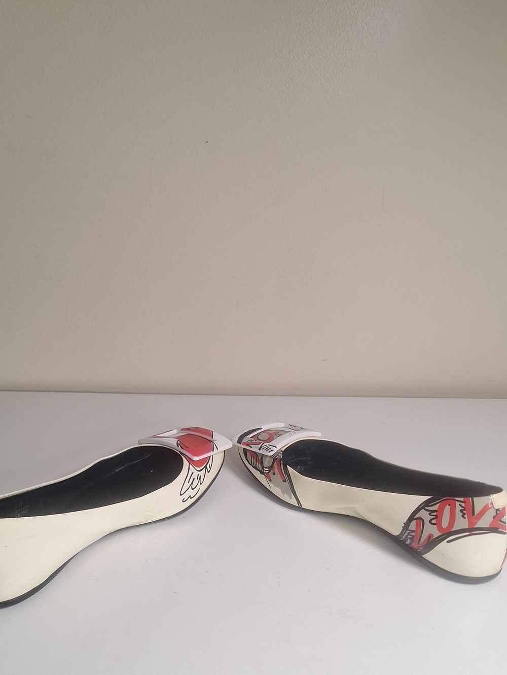 ROGER VIVIER 'Gommette Love Tattoo' Ballet Flats - Women's Size EU 35 - Picture 7 of 16